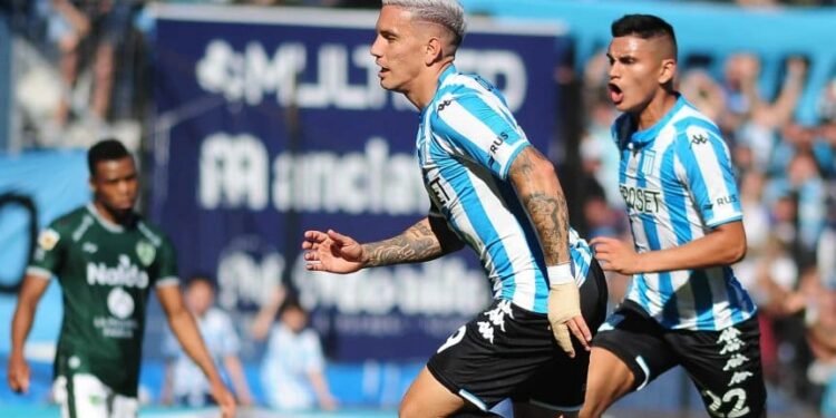 Racing goleó a Sarmiento y afianzó su liderazgo en la Copa Liga Profesional