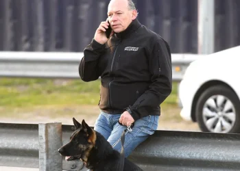 Bona, la perra de Sergio Berni, protagonista de la mañana en la que el ministro reapareció con definiciones fuertes