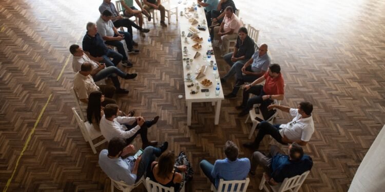 Verano 2023: intensa jornada de trabajo de Lammens en Mar del Plata