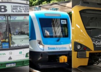 El transporte público aumentó más de un 100% a partir de hoy