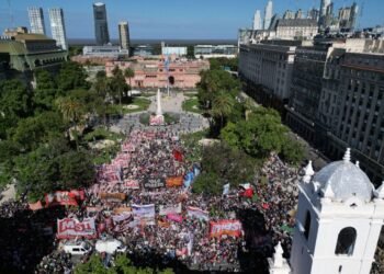 Incidentes en la marcha piquetera