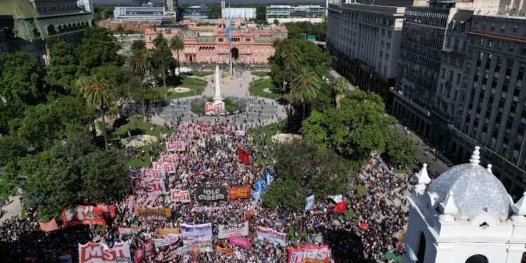 Incidentes en la marcha piquetera