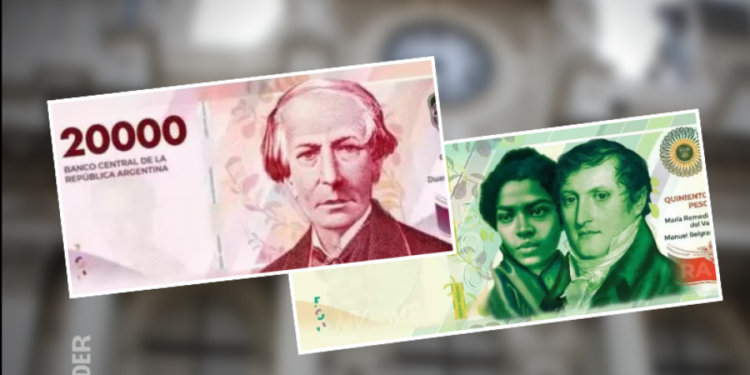 El Banco Central anunció que saldrán los billetes de $10 mil y $20 mil