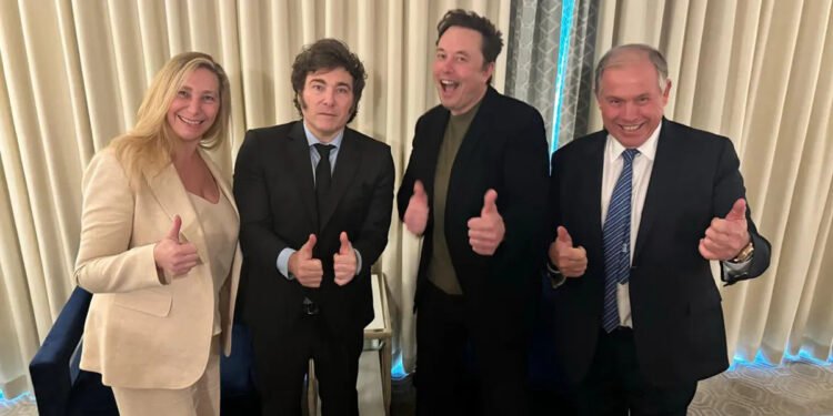 Milei se reunió con Musk en Los Ángeles