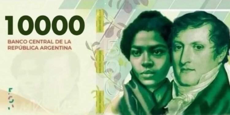 El Banco Central estrena el nuevo billete de $10 mil