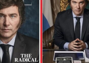 Javier Milei llegó a la tapa de la revista Time y lo festejó en sus redes: “Fenómeno barrial”