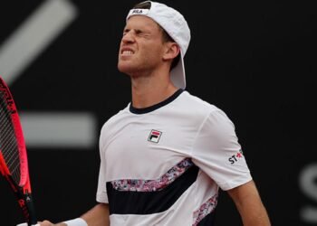 Peque Schwartzman, afuera de Wimbledon: cayó ante el británico Jay Clarke