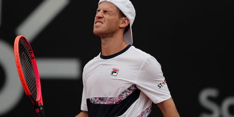 Peque Schwartzman, afuera de Wimbledon: cayó ante el británico Jay Clarke