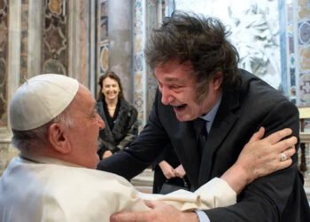 Javier Milei saludó al papa Francisco y a Joe Biden en el inicio de su agenda en el G7