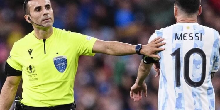 Piero Maza, el árbitro de Argentina ante Canadá para la semifinal de la Copa América
