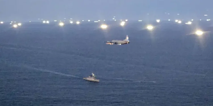 La Armada volvió a detectar cientos de barcos chinos merodeando aguas argentinas