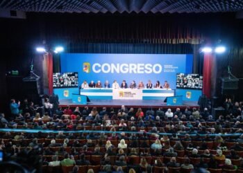 CONGRESO DEL PJ BONAERENSE EN MERLO EL PARTIDO JUSTICIALISTA DE LA PROVINCIA DE BUENOS AIRES REALIZO HOY SU CONGRESO ORDINARIO EN MERLO