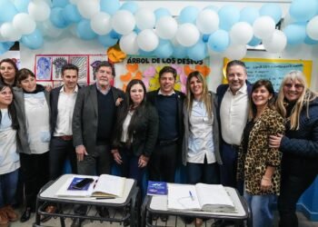 Menéndez y kicillof inauguraron obras y refuerzan la seguridad en merlo