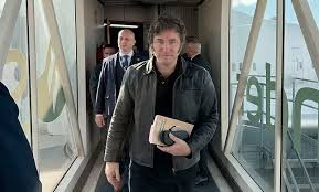 Javier Milei en Paraguay para el Acuerdo Europeo.