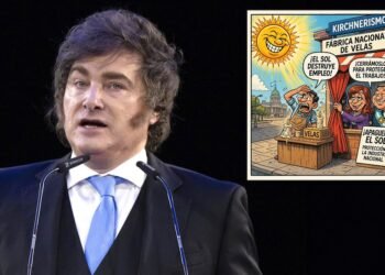 Milei intensifica su crítica a la industria nacional con una imagen satírica en redes sociales