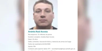 Detenido en San Telmo Andrés “Plin” Acosta, uno de los prófugos más buscados de Santa Fe