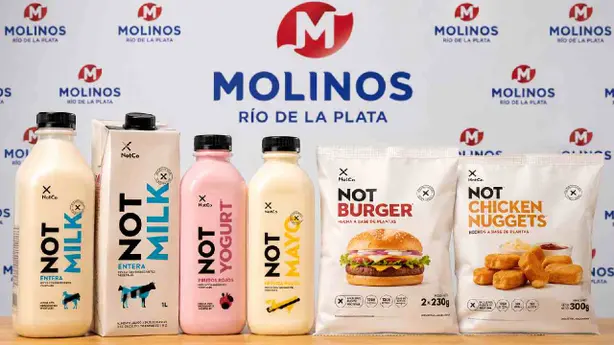 Molinos adquiere NotCo, la innovadora empresa de alimentos vegetales respaldada por Jeff Bezos y Roger Federer