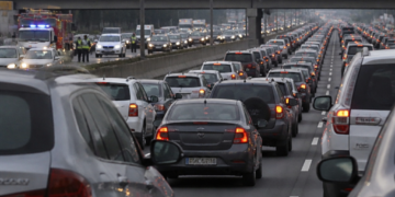 Tráfico colapsado en Panamericana debido a un atropello
