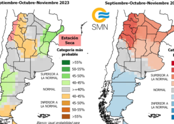 El comienzo de la primavera traerá lluvias y temperaturas elevadas