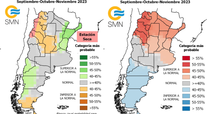 El comienzo de la primavera traerá lluvias y temperaturas elevadas
