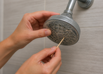 La solución efectiva para eliminar el sarro de los orificios de la ducha sin perder presión