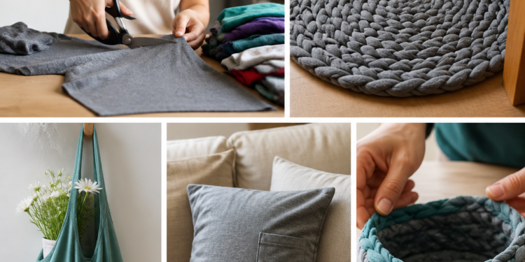 Transforma tus viejas remeras en objetos útiles: 5 ideas creativas