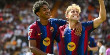 Barcelona se impone 5-0 a Valencia y continúa con su camino perfecto en la liga